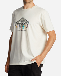 1 Theme Diamond T-Shirt White ABYZT01710 Billabong