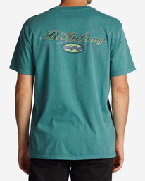 billabong, Crossboards - T-Shirt für Männer, TEAL (tea) Crossboards - T-Shirt for Men ABYZT01712