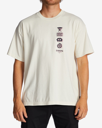 1 Collision - T-Shirt for Men White ABYZT01714 Billabong