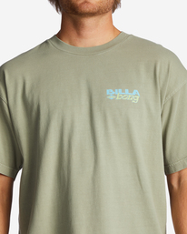 4 Collision T-Shirt Green ABYZT01714 Billabong