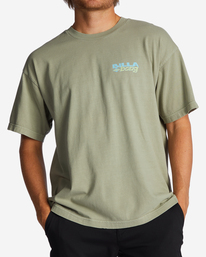 0 Collision - T-Shirt für Männer Grün ABYZT01714 Billabong