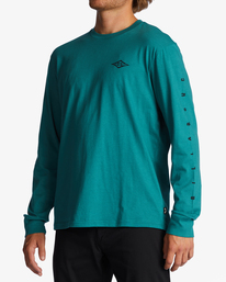 4 Unity Long Sleeve T-Shirt Green ABYZT01718 Billabong