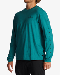 3 Unity - Long Sleeve T-Shirt for Men Green ABYZT01718 Billabong