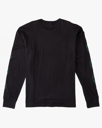 7 Throw Back - Long Sleeve T-Shirt for Men Black ABYZT01720 Billabong