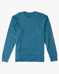 8 Throw Back - T-shirt met Lange Mouwen voor Heren Blue ABYZT01720 Billabong