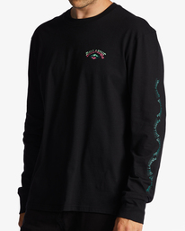 4 Throw Back Long Sleeve T-Shirt Black ABYZT01720 Billabong