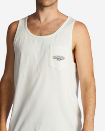 3 Troppo Tank White ABYZT01721 Billabong