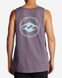 2 Rotor Diamond - Tanktop voor Heren Purple ABYZT01723 Billabong