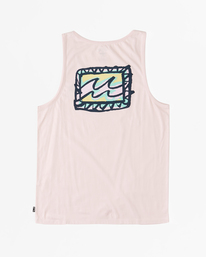 6 Crayon Wave - Tank-Top für Männer Rosa ABYZT01727 Billabong