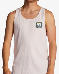 5 Crayon Wave - Tank-Top für Männer Rosa ABYZT01727 Billabong