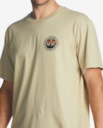 4 A/Div Sun Up Short Sleeve T-Shirt Beige ABYZT01728 Billabong