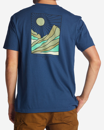 billabong, Sands - T-shirt en matière biologique pour Homme, SPACE BLUE (brq0) Sands - Organic T-Shirt for Men ABYZT01729