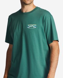 3 A/Div Length Short Sleeve T-Shirt Green ABYZT01730 Billabong