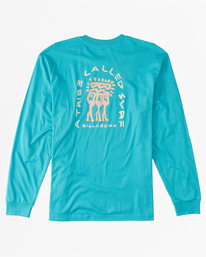 4 Contrast Long Sleeve T-Shirt Blue ABYZT01742 Billabong