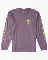 7 Contrast - Longsleeve für Männer Violett ABYZT01742 Billabong