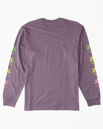 5 Contrast Long Sleeve T-Shirt Purple ABYZT01742 Billabong