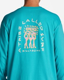 3 Contrast Long Sleeve T-Shirt Blue ABYZT01742 Billabong