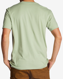 billabong, Alaska Wave - T-shirt en matière biologique pour Homme, LIGHT SAGE (tnf0) Alaska Wave - Organic T-Shirt for Men ABYZT01744