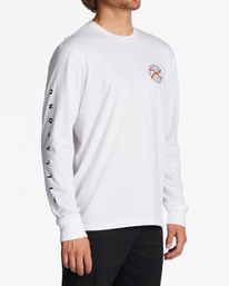 2 Florida Salute Long Sleeve T-Shirt White ABYZT01752 Billabong