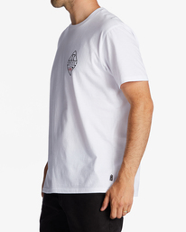 1 Andy Irons Diamond Short Sleeve T-Shirt White ABYZT01761 Billabong