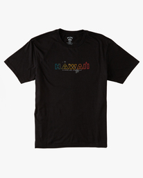 4 Andy Irons Hawaii Short Sleeve T-Shirt Black ABYZT01763 Billabong