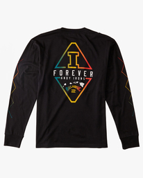 3 Andy Irons Diamond Long Sleeve T-Shirt Black ABYZT01764 Billabong