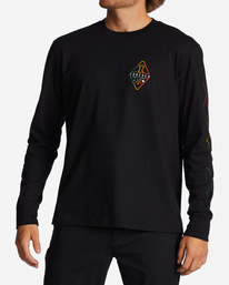 0 Andy Irons Diamond Long Sleeve T-Shirt Black ABYZT01764 Billabong