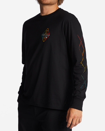 3 Ai Diamond - Long Sleeve T-Shirt for Men Black ABYZT01764 Billabong