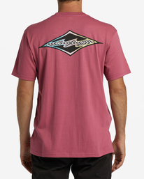 3 Crayon Wave - Camiseta para Hombre Rosa ABYZT01859 Billabong