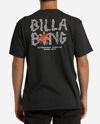 2 Shady - T-shirt para Homem Preto ABYZT01866 Billabong