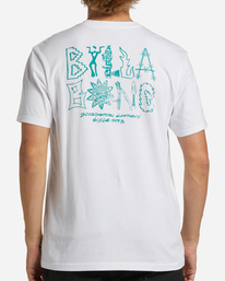 3 Shady - Camiseta para Hombre Blanco ABYZT01866 Billabong