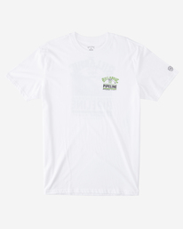 5 Pipeline Poster - T-shirt para Homem Branco ABYZT01905 Billabong