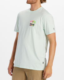 3 Pipeline - T-shirt para Homem Azul ABYZT01906 Billabong