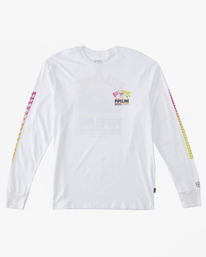 5 Pipeline Poster - Long Sleeve T-Shirt for Men White ABYZT01908 Billabong