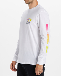 1 Pro Pipeline Poster Long Sleeve T-Shirt White ABYZT01908 Billabong
