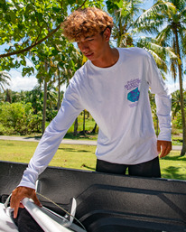 1 Species - Camiseta de Manga Larga para Hombre Blanco ABYZT01912 Billabong