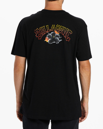 billabong, Kamea Lava Arch - T-Shirt voor Heren, BLACK (blk) Kamea Lava Arch - T-Shirt for Men ABYZT01917