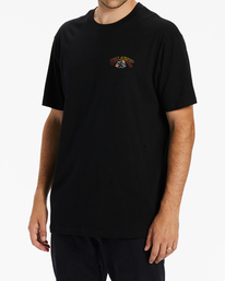 3 Kamea Lava Arch - Camiseta para Hombre Negro ABYZT01917 Billabong