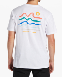 2 Peak - T-Shirt voor Heren White ABYZT01962 Billabong