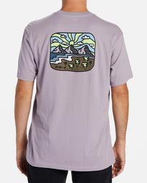 2 Shine - T-Shirt voor Heren Purple ABYZT01964 Billabong