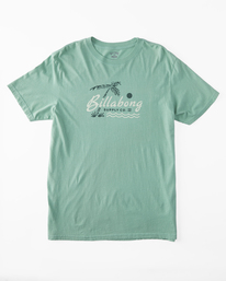 0 Social Lounge Short Sleeve T-Shirt Green ABYZT02053 Billabong
