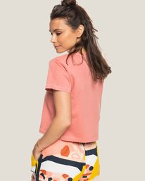 3 Catch Me - T-shirt de manga curta para Mulher Marrom C3SS40BIP2 Billabong