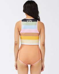 billabong, 1mm Sol Sista - Springsuit sans manches pour Femme, PARADISE STRIPE (4911) 1mm Sol Sista - Sleeveless Springsuit for Women C42G52BIP2