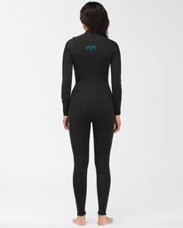 billabong, 3/2mm Synergy 2021 - Chest Zip Wetsuit for Women, BLACK PALMS (2835) 3/2mm Synergy 2021 - Chest Zip Wetsuit for Women C43G51BIP2