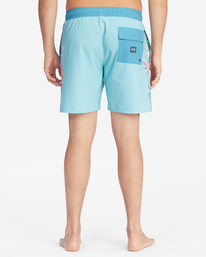 4 D Bah Layback 17" - Boardshorts für Männer Blau D1LB15BIMU Billabong