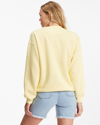 2 Home Sweet Home - Sweatshirt para Mulher Amarelo D3FL12BIS2 Billabong