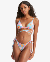 0 Summer Field Maya - Bottom bikini con nodo laterale da Donna Blue D3SB60BIS2 Billabong