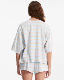 billabong, Feeling Free 2022 - Short élastique en coton pour Femme, MORNING SKY (5073) Feeling Free 2022 - Elasticated Cotton Shorts for Women D3WK22BIS2