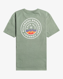 1 Walled - T-Shirt voor Jongens 8-16 Green EBBZT00114 Billabong