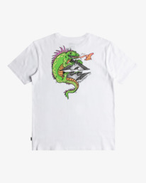 1 Iguana King - T-shirt para Rapazes 8-16 Branco EBBZT00131 Billabong